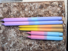 Last inn bildet i Galleri-visningsprogrammet, Fargede stearinlys