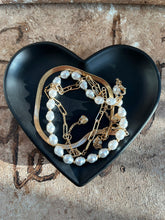 Last inn bildet i Galleri-visningsprogrammet, Jesmonite Fat hjerteformet med kant