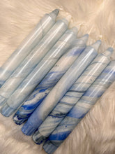 Last inn bildet i Galleri-visningsprogrammet, Stearinlys Marmor blå