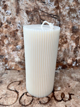 Last inn bildet i Galleri-visningsprogrammet, Dekorlys Kubbelys med tynne striper