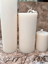 Last inn bildet i Galleri-visningsprogrammet, Dekorlys Kubbelys med tynne striper