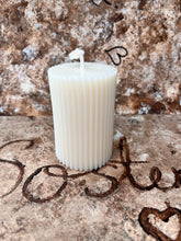 Last inn bildet i Galleri-visningsprogrammet, Dekorlys Kubbelys med tynne striper