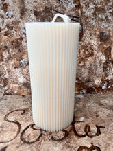 Last inn bildet i Galleri-visningsprogrammet, Dekorlys Kubbelys med tynne striper