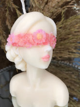 Last inn bildet i Galleri-visningsprogrammet, Dekorlys Kvinneansikt med blomsterkrans