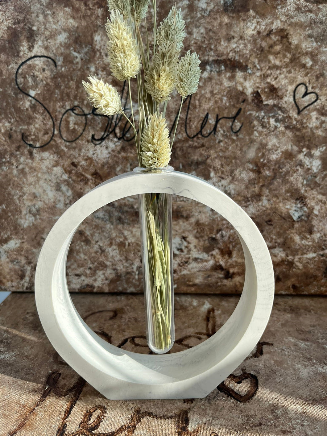 Jesmonite Vase Sara 14 x 14 cm