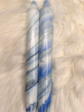 Last inn bildet i Galleri-visningsprogrammet, Stearinlys Marmor blå
